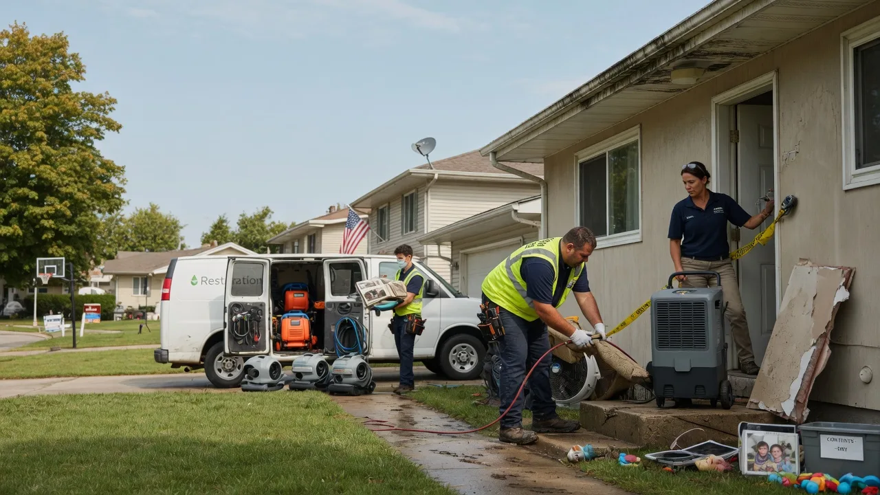 Water Damage Restoration in Holbrook, PA near me